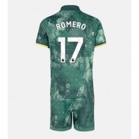 Tottenham Hotspur Cristian Romero #17 Tredjeställ Barn 2024-25 Korta ärmar (+ Korta byxor)